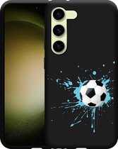 Cazy Hoesje Zwart geschikt voor Samsung Galaxy S23 Soccer Ball