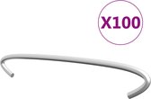 vidaXL - Gabionhaken - 100 - st - 15 - cm - gegalvaniseerd - staal