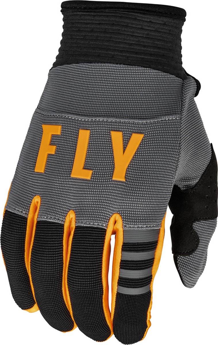 Fly Racing MX Gloves F-16 Dark Grey Black Orange M - Maat M - Handschoen