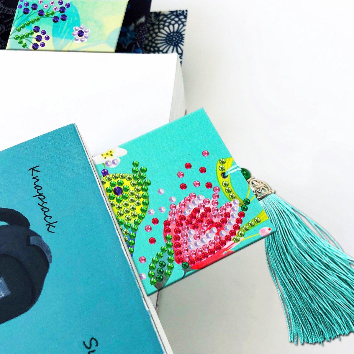 Diamond Painting | Hoek Boekenleggers - 4 stuks