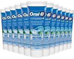 Oral-B - Tandpasta Complete Protect & Clean - 12 x 75 ml - Voordeelverpakking