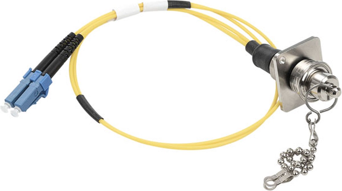 DAP Q-ODC2-F (D-flens) breakout-kabel naar 2x LC-connector