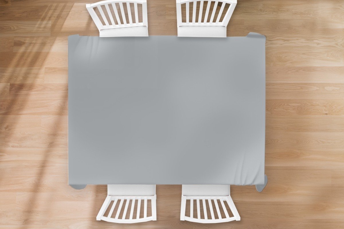 Tafelkleed - Tafellaken - 200x150 cm - Interieur - Grijs - Licht - Binnen en Buiten