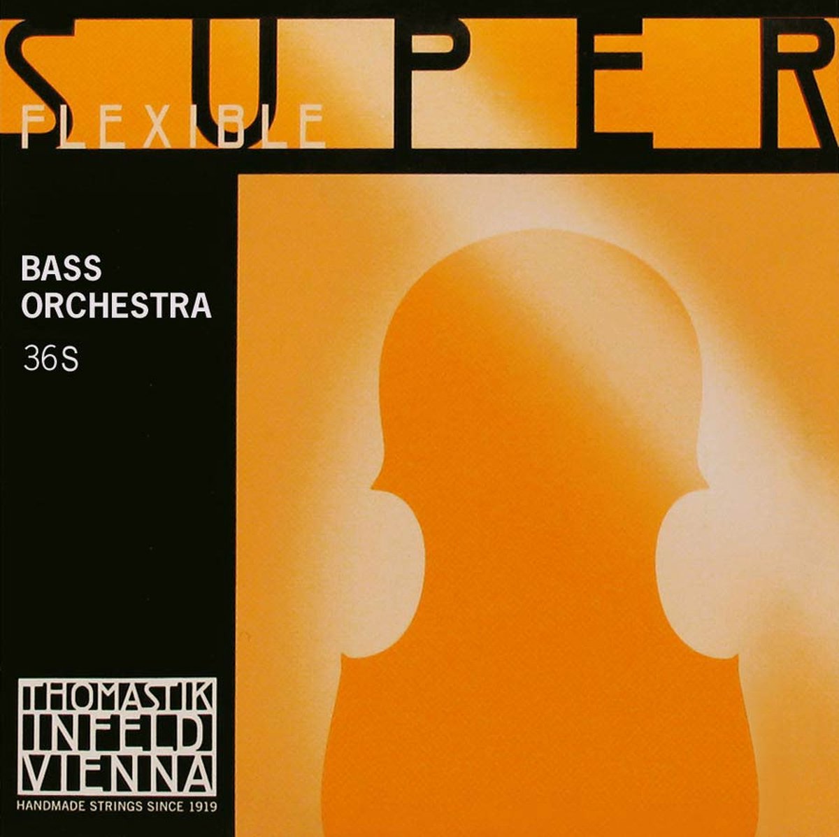 Thomastik Infeld TH-36S double bass string A-1 solo 4/4 (string length 110cm) medium, rope core, chrome