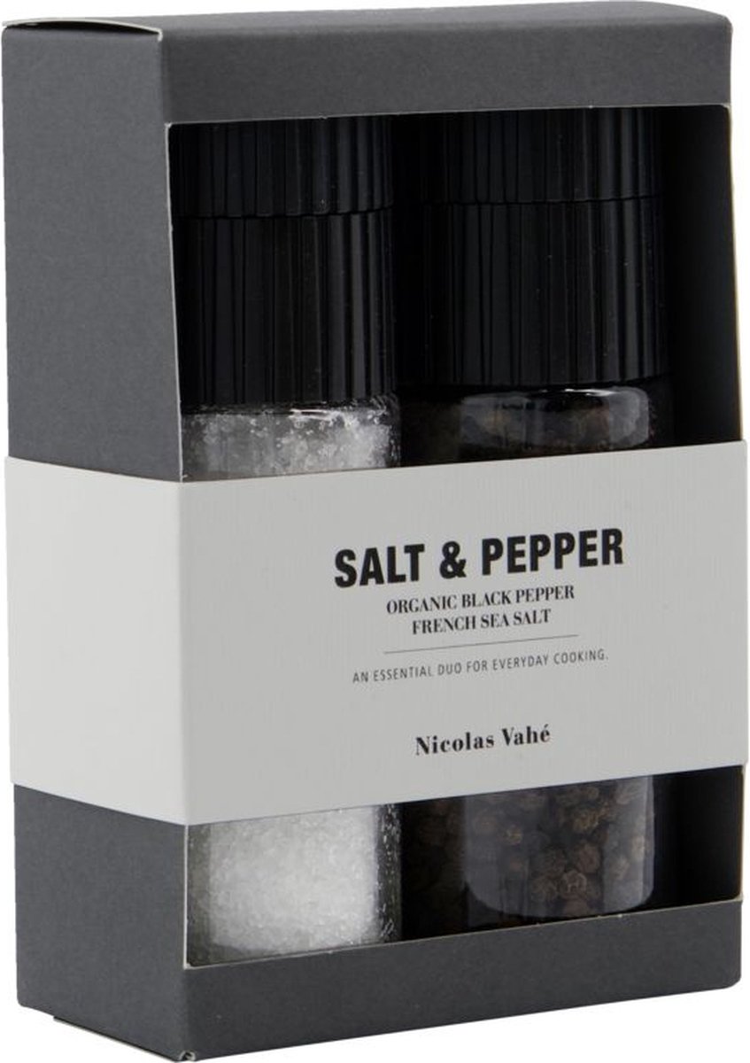 Nicolas Vahé gift box zout en biologische peper