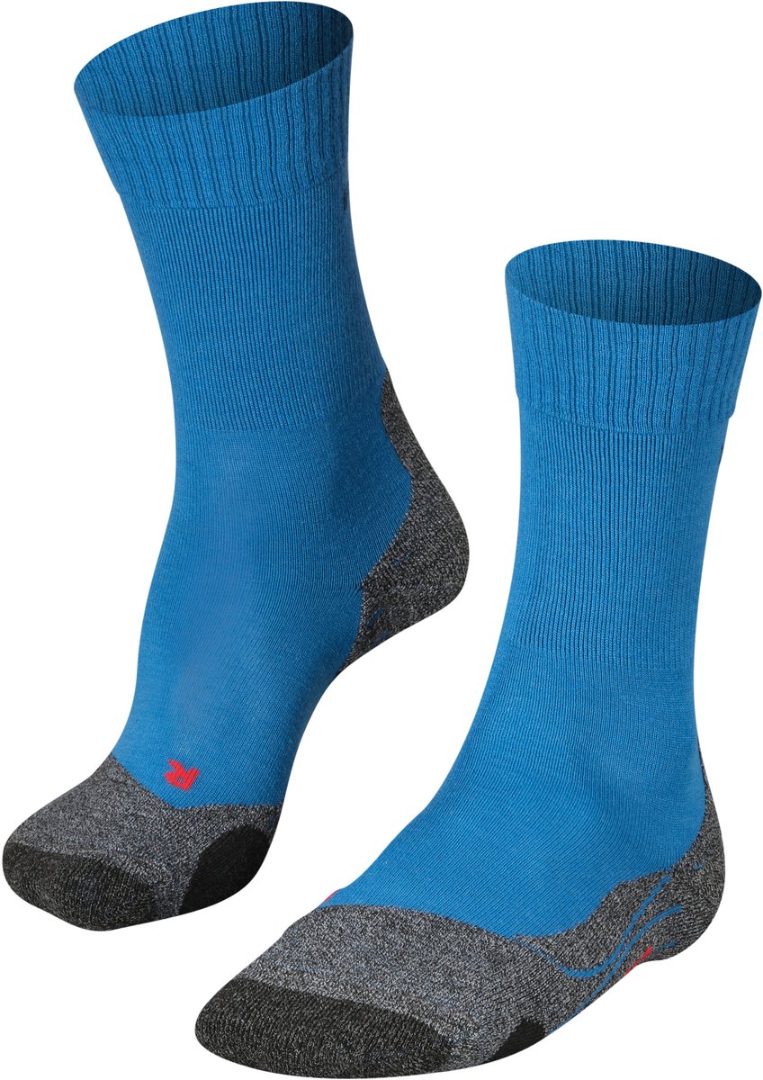 FALKE TK2 anti-blaar dik wol functioneel materiaal wandelsokken heren blauw - maat 44-45