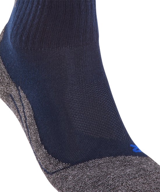 Chaussettes de randonnée FALKE TK2 Cool Short pour homme - Bleu marine - Taille 42/43