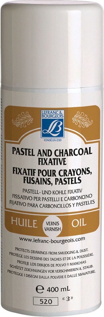 Lefranc Bourgeois Fixatief Spuitbus 400 ml Mat