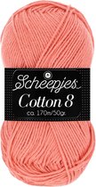 Scheepjes Cotton 8 50g - 650 Roze/Oranje
