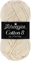 Scheepjes Cotton 8 50g - 656 Beige
