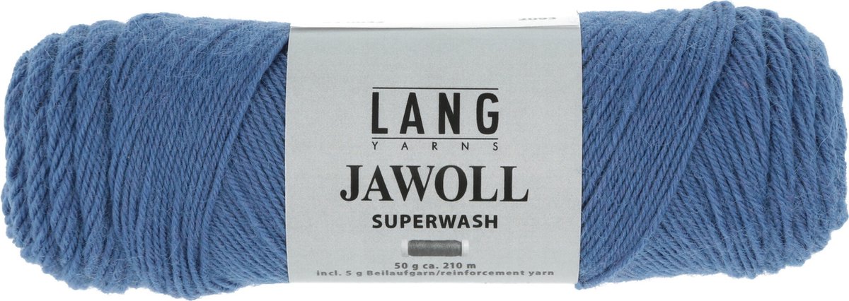 Lang Yarns Jawoll Superwash - 32 denimblauw - Sokkenwol Garen