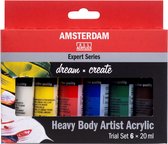 Set' essai de peinture acrylique Amsterdam Expert Series 6 x 20 ml