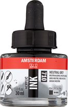 Amsterdam Acrylic Ink Fles 30 ml Neutraalgrijs 710
