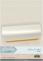 Card Deco Essentials Pearlescent Cardstock Off-white