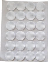 Meubelvilt wit - meubelviltjes zelfklevend – meubelbeschermers set van 24 stuks – diameter 2 cm - oDaani