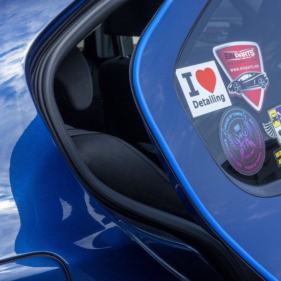 Bande de protection des bords de porte de voiture - Blauw - 5 mètres