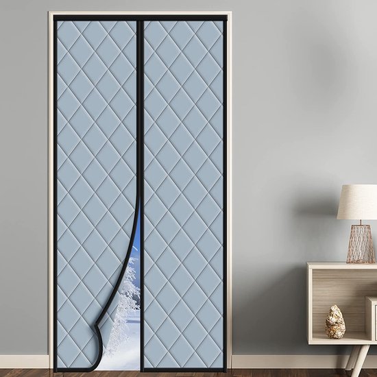 Risareyi Magnetisch vliegengaas van glasvezel, 95 x 205 cm, fijn net