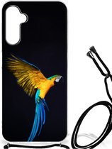 Coque de téléphone Samsung Galaxy A14 5G Coque en Siliconen TPU avec bordure transparente Parrot