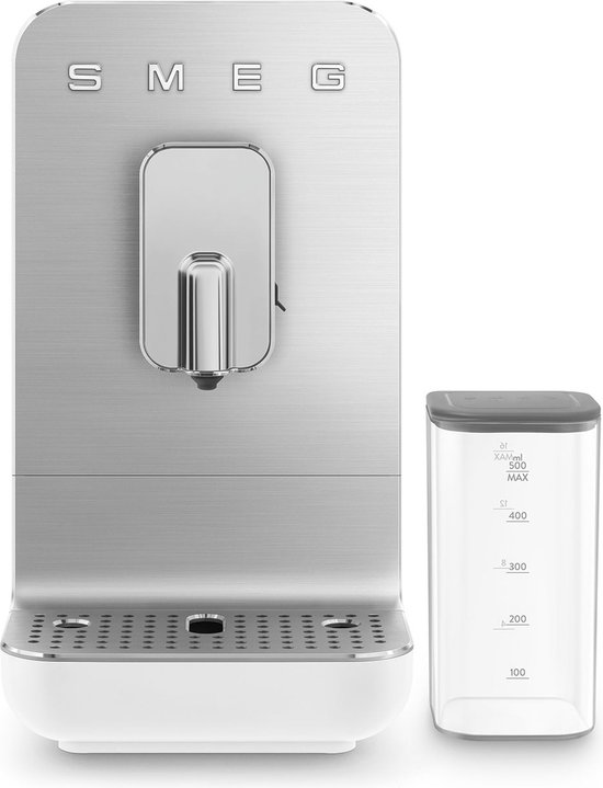 SMEG BCC13WHMEU - Volautomatische koffiemachine met melkreservoir - Mat Wit