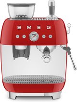 Bol.com SMEG EGF03RDEU - Espressomachine met geïntegreerde bonenmaler - Rood aanbieding
