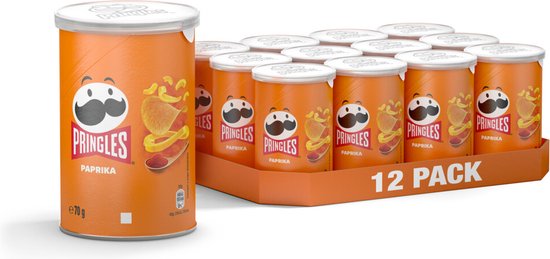 Foto: Pringles chips paprika 12 x 70 gr