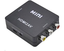 Jumada's - Converter / omvormer HDMI naar AV Tulp RCA - HDMI2AV - HDMI naar Tulp/Zwart #Kabel #GeschiktVoorAudioVideo