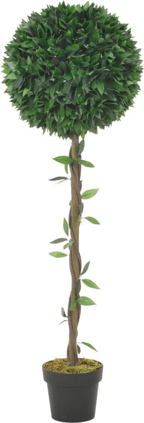 vidaXL-Kunstplant-met-pot-laurierboom-130-cm-groen