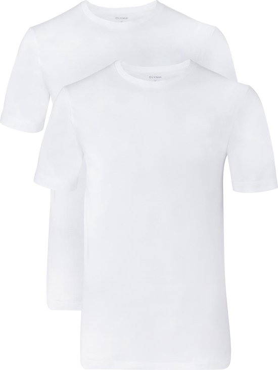 T-shirts OLYMP (lot de 2) - col rond - blanc - Taille S