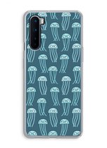 Case Company® - Hoesje geschikt voor OnePlus Nord hoesje - Kwallie - Soft Cover Telefoonhoesje - Bescherming aan alle Kanten en Schermrand