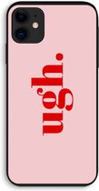Case Company® - Hoesje geschikt voor iPhone 11 hoesje - Ugh - Biologisch Afbreekbaar Telefoonhoesje - Bescherming alle Kanten en Schermrand
