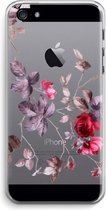Case Company® - Hoesje geschikt voor iPhone 5 / 5S / SE (2016) hoesje - Mooie bloemen - Soft Cover Telefoonhoesje - Bescherming aan alle Kanten en Schermrand