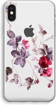 Case Company® - Hoesje geschikt voor iPhone X hoesje - Mooie bloemen - Soft Cover Telefoonhoesje - Bescherming aan alle Kanten en Schermrand