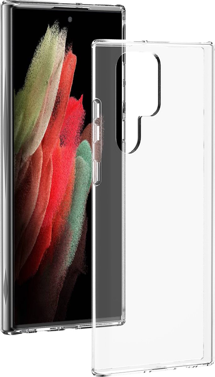 Bigben Connected, Case voor Samsung Galaxy S22 Ultra zacht en ultradun, Transparant