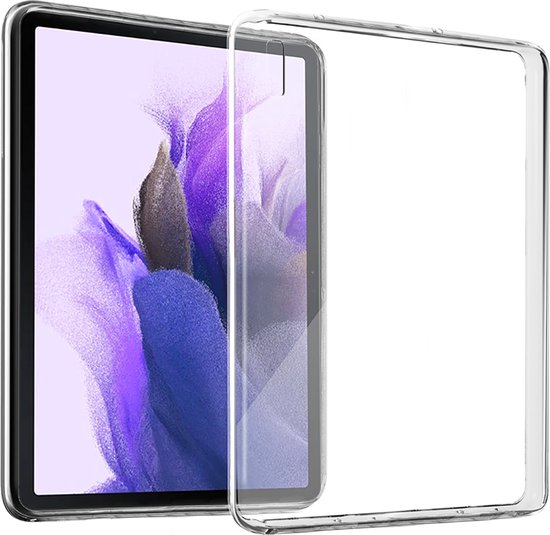 Bigben Connected, Case Geschikt voor Samsung Galaxy Tab S7 FE 12,4 inch Zacht en dun, Transparant
