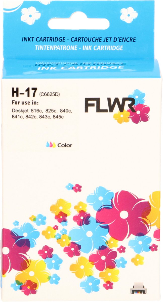 FLWR - Inktcartridge / 17 / Kleur - Geschikt voor HP