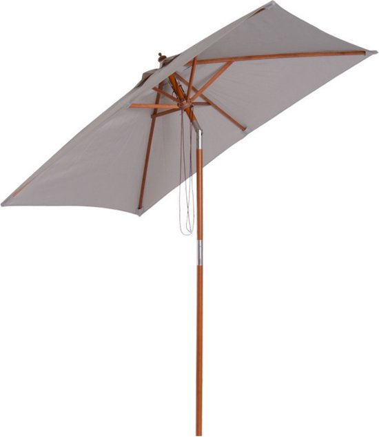 Parasol de Balcon de Luxe - 200 x 150 cm - Rectangle - Grijs - Pliable |  bol.com