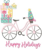 Sizzix Thinlits Snijmallen Bike with Gifts