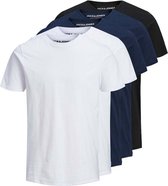 Jack & Jones Organic Basic 5 Pack T-shirt Met Korte Mouwen Veelkleurig XS Man