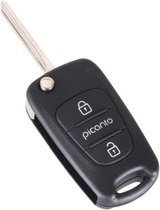 Auto Klapsleutel - Sleutel Behuizing 2 Knoppen Geschikt Voor Kia Picanto