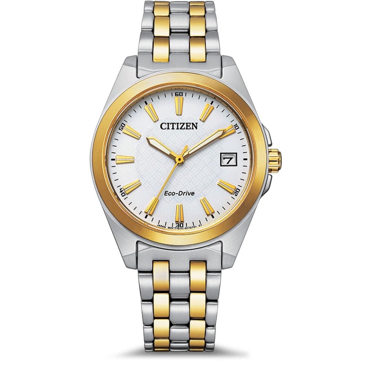 Citizen Classic Horloge - Citizen dames horloge - Bicolor - diameter 33.5 mm - roestvrij staal