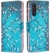 Hoesje Portemonnee Book Case Bloesem Print Geschikt voor Samsung Galaxy A24