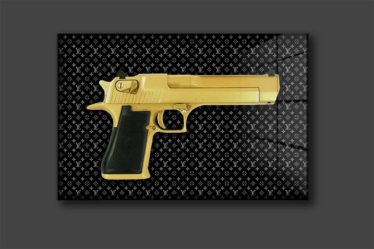 Gun Lv schilderijen op plexiglas 90x60cm