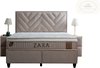 2 Persoons Opberg Boxspring ZARA Taupe/bruin 160x200