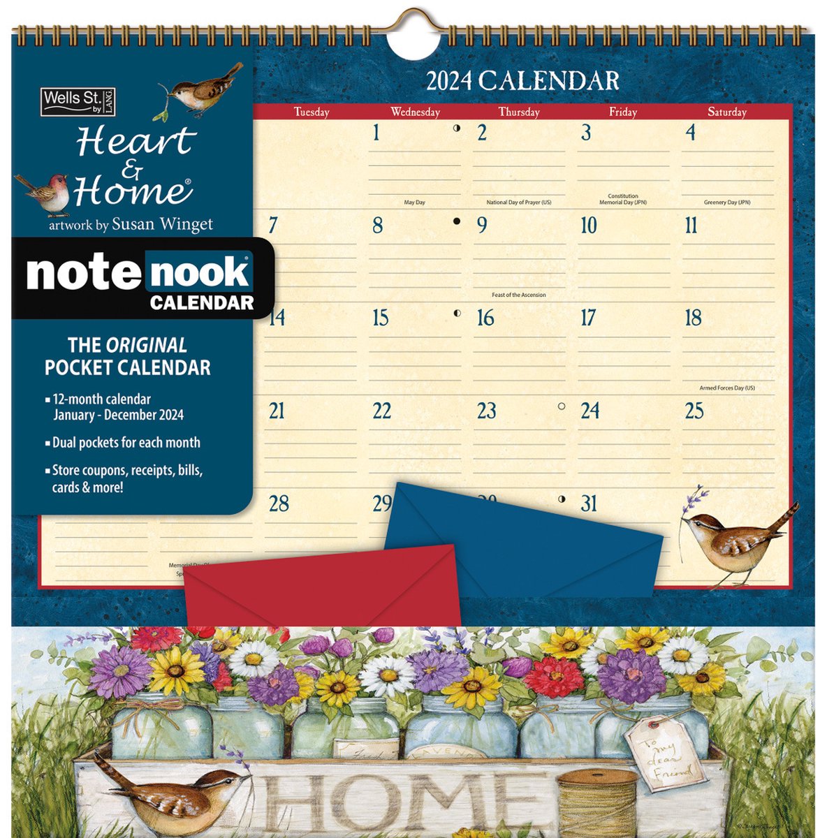 Heart and Home Pocket Kalender 2024