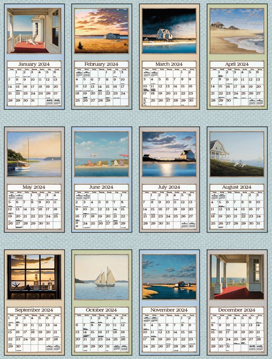Seaside Kalender 2024 LANG
