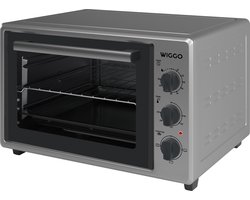Wiggo WMO-E353(X) - Vrijstaande Mini Oven - Electrisch - 50 CM - 35 liter - 1800 W - 5 Jaar Garantie - Roestvrijstaal Wiggo WMO-E353(X) - Vrijstaande Mini Oven - Electrisch - 50 CM - 35 liter - 1800 W - 5 Jaar Garantie - Roestvrijstaal