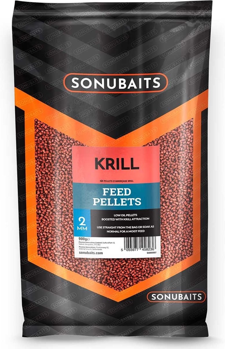 Sonubaits Krill Feed Pellets 6mm | Pellets en sticks visvoer