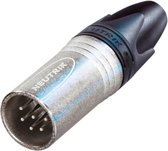 Neutrik NC6MXX XLR-connector Stekker, recht Aantal polen: 6 Zilver 1 stuk(s)