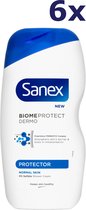 6x Sanex Douchegel - Dermo Protector 500 ml