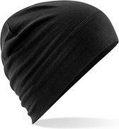 Bonnet Beechfield Merino (laine) noir
